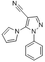 1-苯基-5-(1H-吡咯-1-基)-1H-吡唑-4-甲腈结构式_95834-35-8结构式