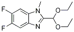 2-(二乙氧基甲基)-5,6-二氟-1-甲基-1H-苯并咪唑结构式_958863-37-1结构式