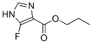 5-氟-1H-咪唑-4-羧酸丙酯结构式_959088-25-6结构式