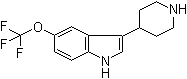 3-(哌啶-4-基)-5-(三氟甲氧基)-1H-吲哚结构式_959236-40-9结构式