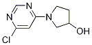 1-(6-Chloropyrimidin-4-yl)pyrrolidin-3-ol Structure,959240-48-3Structure