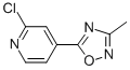 2-Chloro-4-(3-methyl-1,2,4-oxadiazol-5-yl)pyridine Structure,959240-51-8Structure