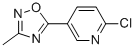 2-Chloro-5-(3-methyl-1,2,4-oxadiazol-5-yl)pyridine Structure,959240-62-1Structure