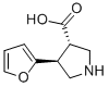 (3S,4S)-4-(furan-2-yl)pyrrolidine-3-carboxylic acid Structure,959579-57-8Structure