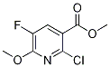 Methyl2-chloro-5-fluoro-6-methoxyniconate Structure,959616-64-9Structure