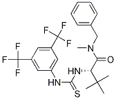 (2S)-2-[[[[3,5-bis(trifluoromethyl)phenyl]amino]thioxomethyl]amino]-n-3,3-trimethyl-n-(phenylmethyl)butanamide Structure,959979-30-7Structure