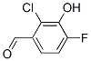 2-Chloro-4-fluoro-3-hydroxybenzaldehyde Structure,960001-61-0Structure