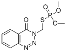 硫代磷酸 O,O-二甲基 S-((4-氧代-1,2,3-苯并三嗪-3(4H)-基)甲基)酯结构式_961-22-8结构式