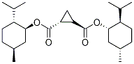 (1S,2s)-bis((1r,2s,5r)-2-isopropyl-5-methylcyclohexyl) cyclopropane-1,2-dicarboxylate Structure,96149-00-7Structure