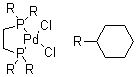 [1,2-Bis(dicyclohexylphosphino)ethane]palladium(II)chloride Structure,96165-44-5Structure