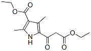 5-(2-Ethoxycarbonyl-acetyl)-2,4-dimethyl-1H-pyrrole-3-carboxylic acid ethyl ester Structure,963-69-9Structure