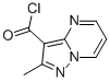 (9ci)-2-甲基-吡唑并[1,5-a]嘧啶-3-羰酰氯结构式_96319-39-0结构式