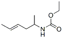 (9ci)-(1-甲基-3-戊烯基)-氨基甲酸乙酯结构式_96424-16-7结构式