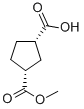 (1S,3r)-cis-3-carbomethoxy cyclopentane-1-carboxylic acid Structure,96443-42-4Structure