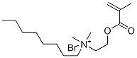 N-(2-(异丁烯酰基氧基)乙基)-N,N-二甲基辛烷-1-溴化铵结构式_96526-33-9结构式