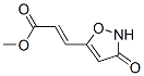 (e)-(9ci)-3-(2,3-二氢-3-氧代-5-异噁唑基)-2-丙酸甲酯结构式_96735-35-2结构式