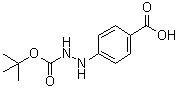 4-(2-N-boc-肼基)苯甲酸结构式_96736-00-4结构式