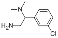 1-(3-Chlorophenyl)-n1,n1-dimethylethane-1,2-diamine Structure,96798-20-8Structure