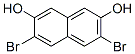 3,6-Dibromo-2,7-dihydroxynaphthalene Structure,96965-79-6Structure