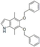 5,6-Bis-benzyloxy-4,7-dimethylindole Structure,97073-53-5Structure