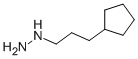 1-(3-Cyclopentlypropyl)hydrazine Structure,97294-32-1Structure