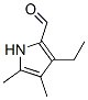 (9ci)-3-乙基-4,5-二甲基-1H-吡咯-2-羧醛结构式_97336-42-0结构式