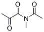 (9CI)-N-乙酰基-N-甲基-2-氧代-丙酰胺结构式_97382-53-1结构式