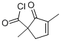 3-Cyclopentene-1-carbonyl chloride, 1,3-dimethyl-2-oxo-(9ci) Structure,97424-77-6Structure