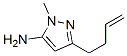 1H-pyrazol-5-amine, 3-(3-butenyl)-1-methyl-(9ci) Structure,97820-70-7Structure