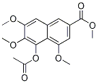 5-(乙酰基氧基)-4,6,7-三甲氧基-2-萘羧酸甲酯结构式_97944-83-7结构式