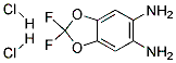 5,6-Diamino-2,2-difluorobenzodioxole, dihydrochloride Structure,97966-69-3Structure