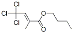 Butyl 4,4,4-trichloro-2-methyl but-2-enoate Structure,97993-74-3Structure