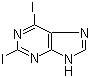 2,6-Diiodopurine Structure