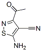 (9ci)-3-乙酰基-5-氨基-4-异噻唑甲腈结构式_98259-39-3结构式