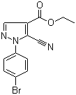 Ethyl 1-(4-bromophenyl)-5-cyano-1h-pyrazole-4-carboxylate Structure,98475-71-9Structure