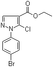 Ethyl 1-(4-bromophenyl)-5-chloro-1h-pyrazole-4-carboxylate Structure,98475-72-0Structure