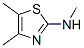 N,4,5-trimethyl-2-thiazolamine Structure,98484-92-5Structure