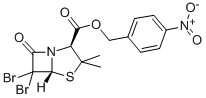 4-Nitrobenzyl 6,6-dibromo-3,3-dimethyl-7-oxo-4-thia-1-azabicyclo[3.2.0]heptane-2-carboxylate Structure,98510-71-5Structure