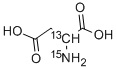 DL-Aspartic acid-2-13C,15N Structure,98532-13-9Structure