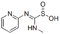 Methanesulfinic acid, (methylamino)(2-pyridinylimino)-(9ci) Structure,98548-10-8Structure