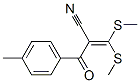 3,3-Bis(methylthio)-2-(4-methylbenzoyl)acrylonitrile Structure,98606-85-0Structure