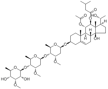 苦绳甙 G结构式_98665-66-8结构式