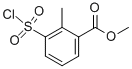 3-(Chlorosulfonyl)-2-methylbenzoic acid methyl ester Structure,98812-46-5Structure