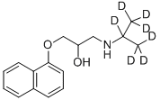 1-(1-Naphthyloxy)-3-[(2h7)-2-propanylamino]-2-propanol Structure,98897-23-5Structure