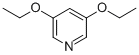 3,5-Diethoxypyridine Structure,98959-85-4Structure