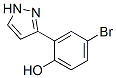 4-Bromo-2-(1H-pyrazol-5-yl)phenol Structure,99067-15-9Structure