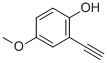 2-Ethynyl-4-methoxy-phenol Structure,99299-73-7Structure