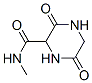 (6ci)-n-甲基-3,6-二氧代-2-哌嗪羧酰胺结构式_99357-33-2结构式