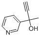 (6ci)-alpha-乙炔-alpha-甲基-3-吡啶甲醇结构式_99357-64-9结构式