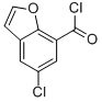 7-Benzofurancarbonyl chloride, 5-chloro-(9ci) Structure,99517-27-8Structure